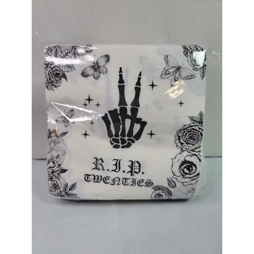 Goth Party Bundle RIP Twenties Cups Napkins Tumbler Wraps Death To My 20s - Picture 14 of 14